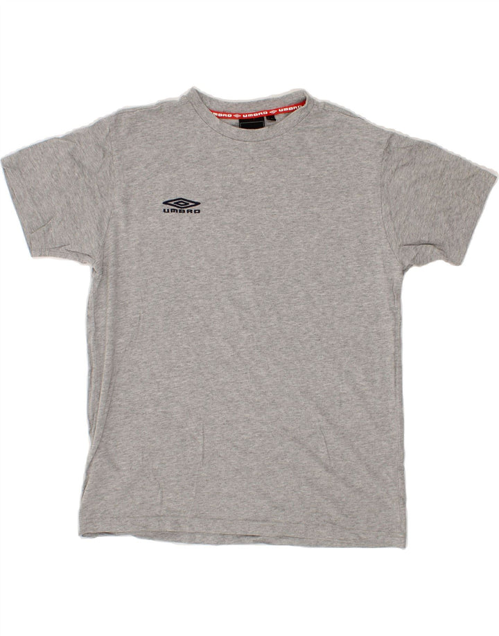 UMBRO Mens T-Shirt Top Large Grey Cotton Vintage Umbro and Second-Hand Umbro from Messina Hembry 