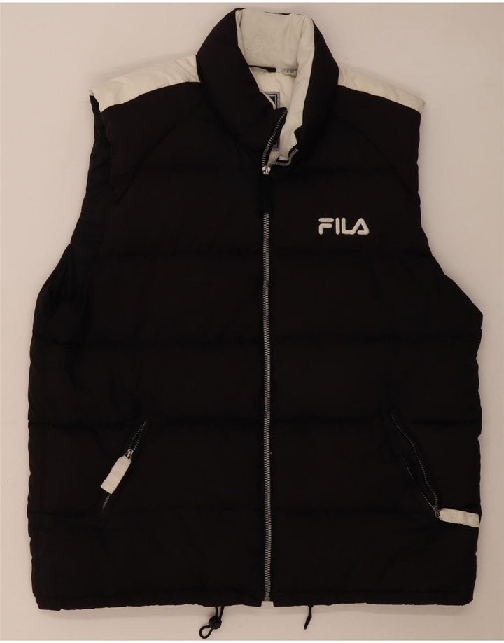 Fila muška podstavljena jakna IT 56 XL crni poliester u boji