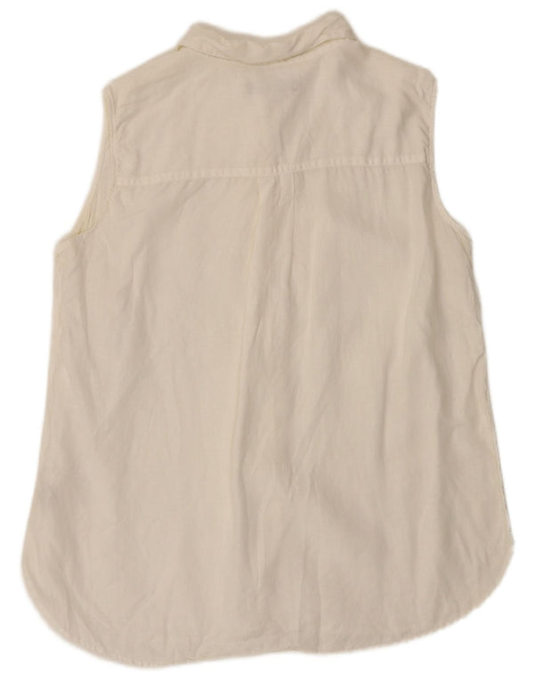Marks & Spencer ženska košulja bez rukava UK 18 XL bijelo platno