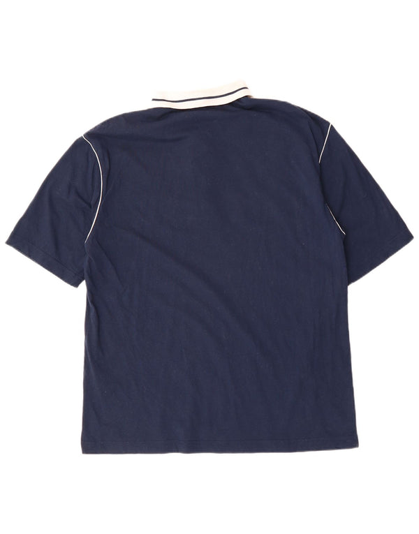 DIADORA Muška polo majica UK 40 Srednji tamnoplavi pamuk u blokovima boja