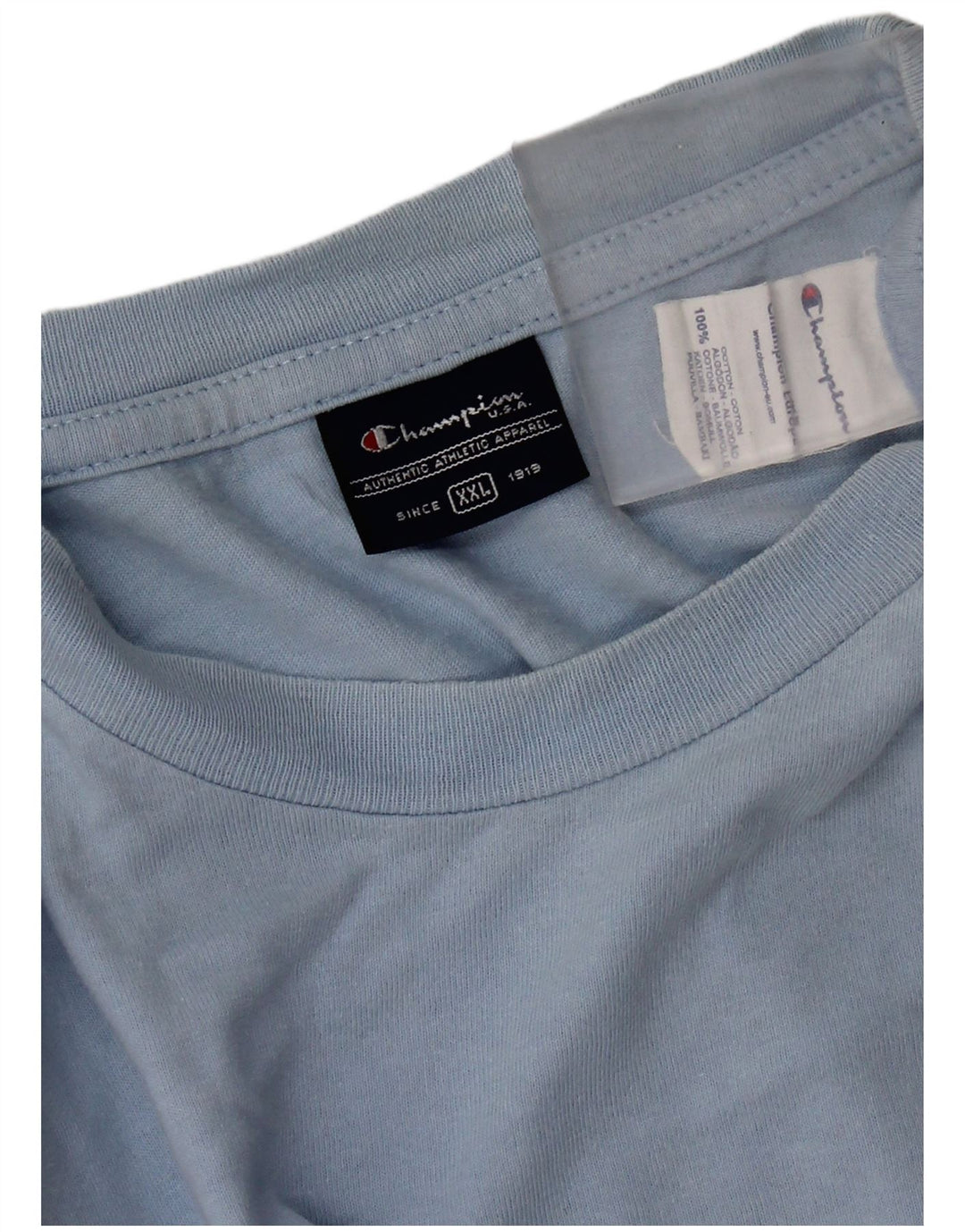 Champion Muška majica kratkih rukava 2XL plavi pamuk