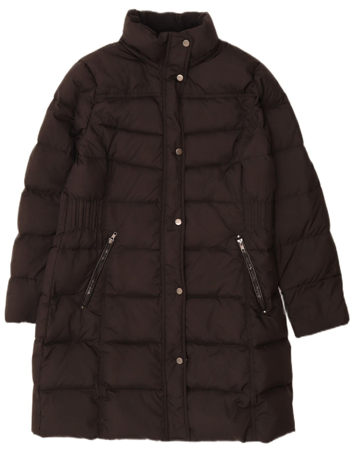 Esprit ženski podstavljeni kaput UK 16 veliki crni poliester