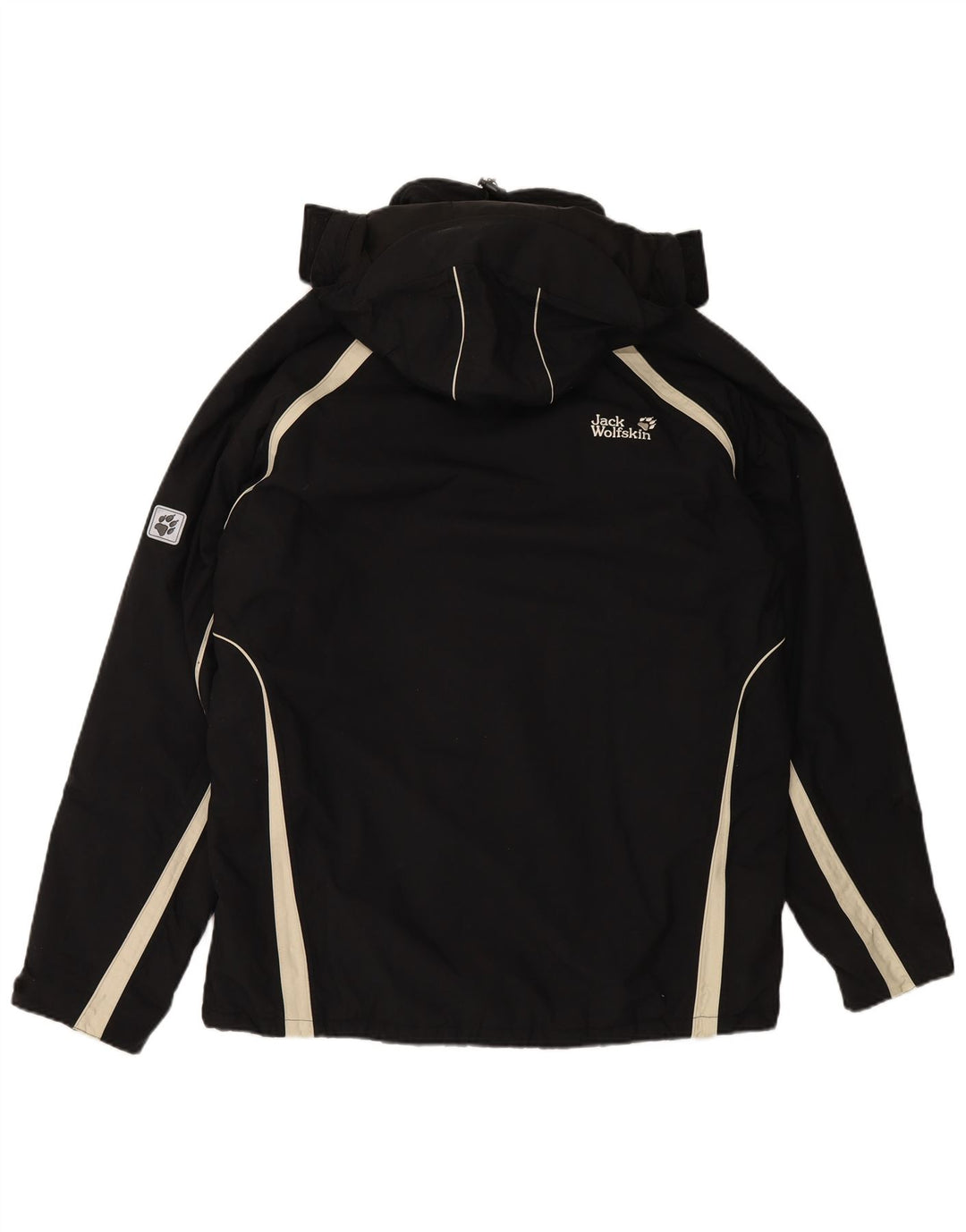 JACK WOLFSKIN Muška vjetrovka s kapuljačom UK 44 XL Black Colourblock