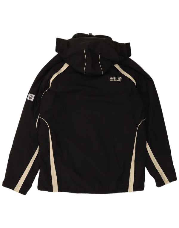 JACK WOLFSKIN Muška vjetrovka s kapuljačom UK 44 XL Black Colourblock