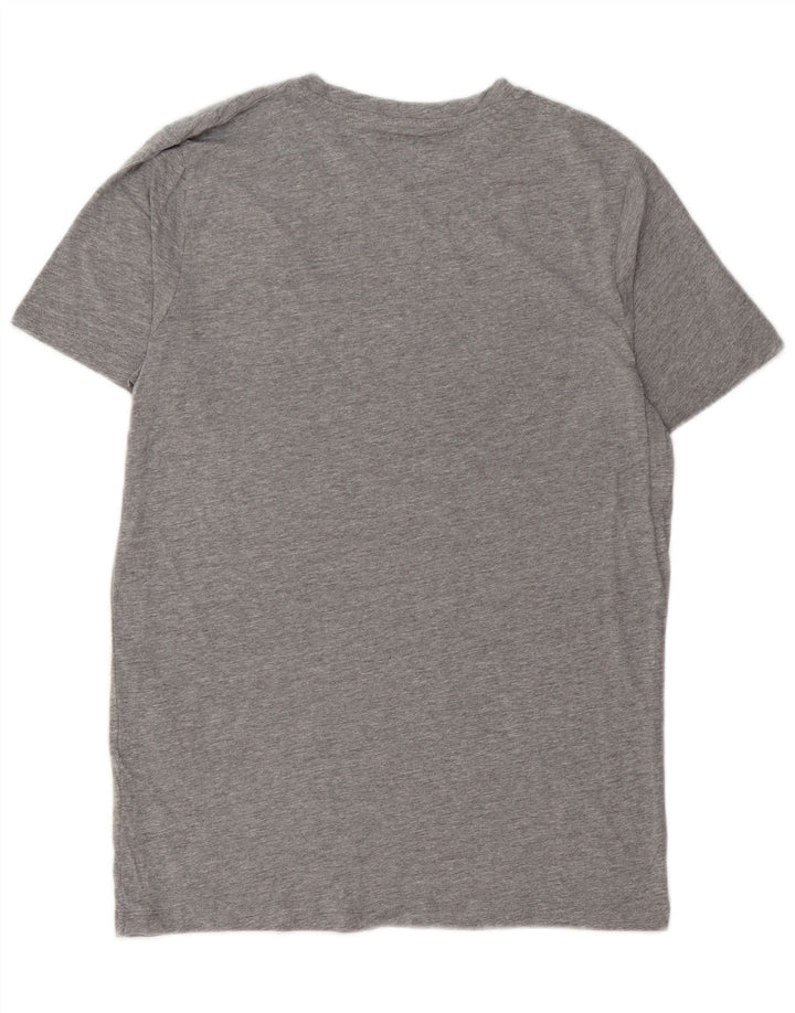 JACK & JONES Muška grafička majica kratkih rukava Srednje sivi pamuk
