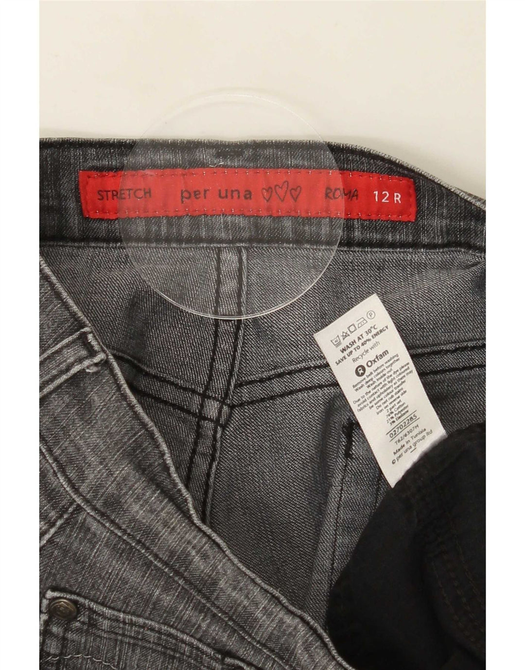 Marks & Spencer ženske traperice Per Una Bootcut UK 12 srednje W30 L30 sive
