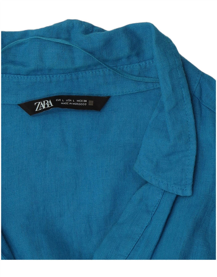 ZARA ženska pulover majica UK 16 Large Blue