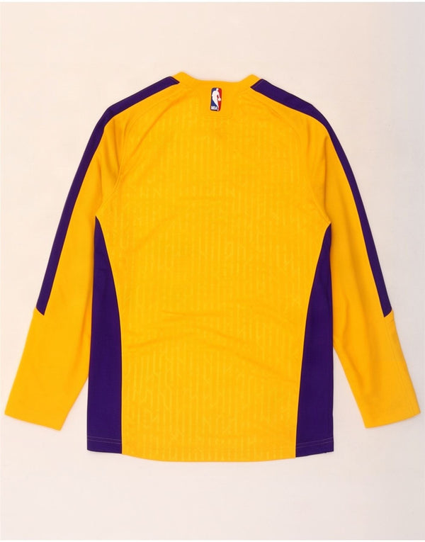 Adidas muška majica Lakers Graphic s dugim rukavima, mala žuta boja