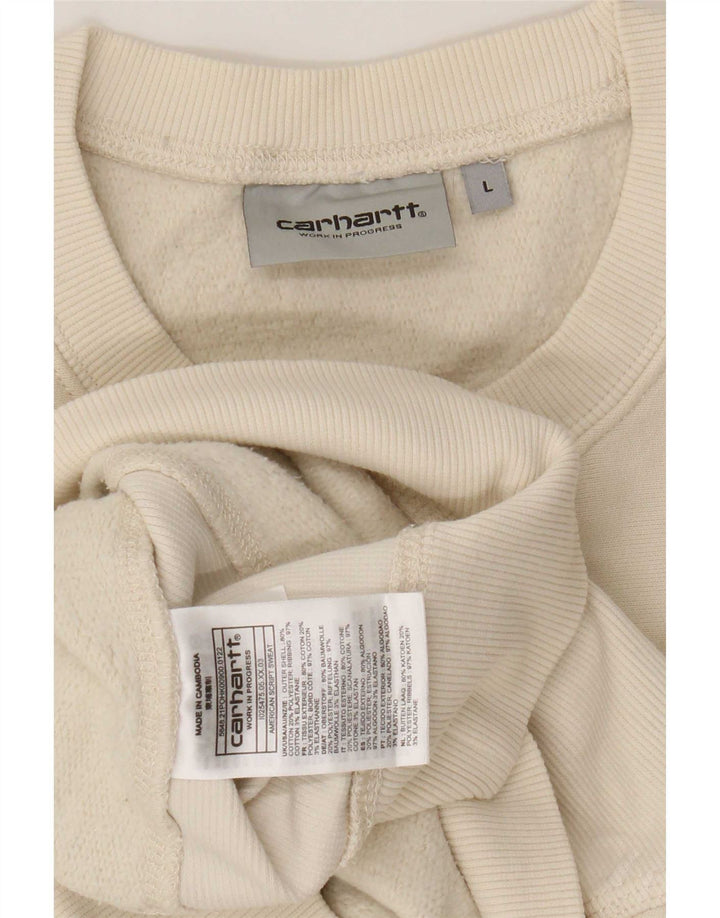 Carhartt muški džemperi veliki bež pamuk