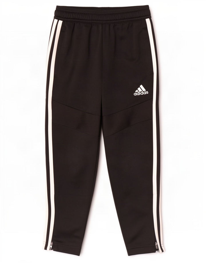 Adidas Hlače za trenirku za dječake 5-6 godina crne od poliestera