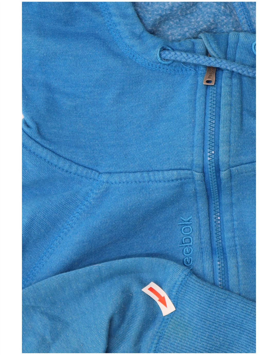 Reebok ženski pulover s kapuljačom s patentnim zatvaračem UK 10 Small Blue
