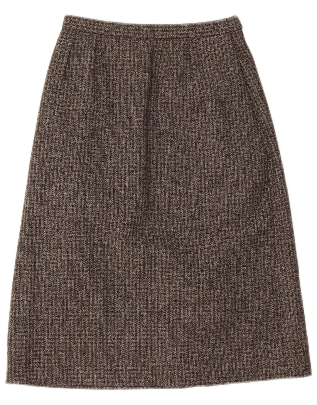 Vintage ženska suknja A-kroja W22 2XS siva ptička zuba
