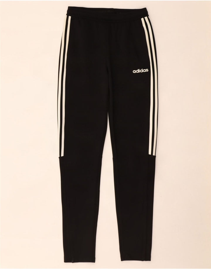 Adidas muške trenirke Climalite male crne poliesterske hlače