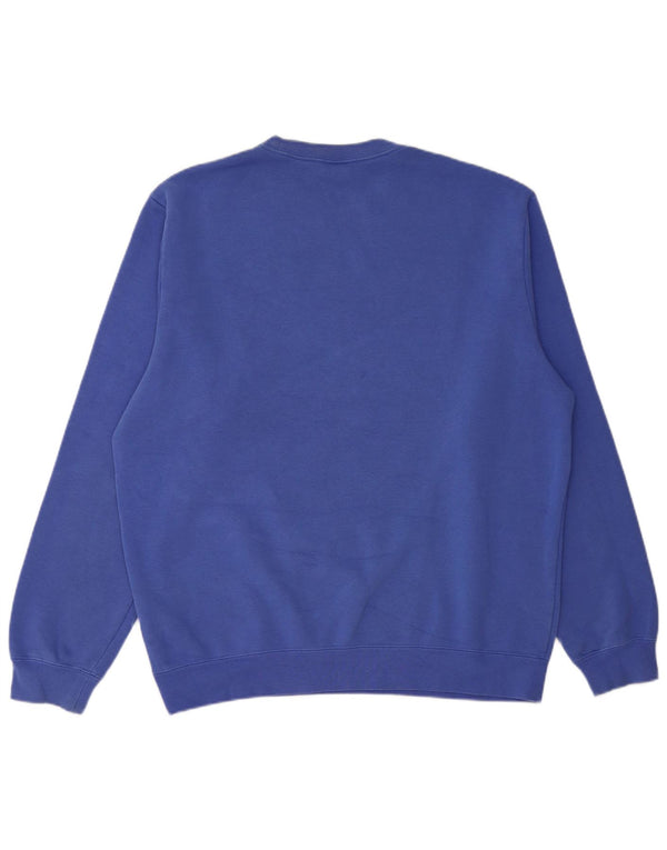 Nike muška majica s grafičkim motivima, pamuk srednje plave boje