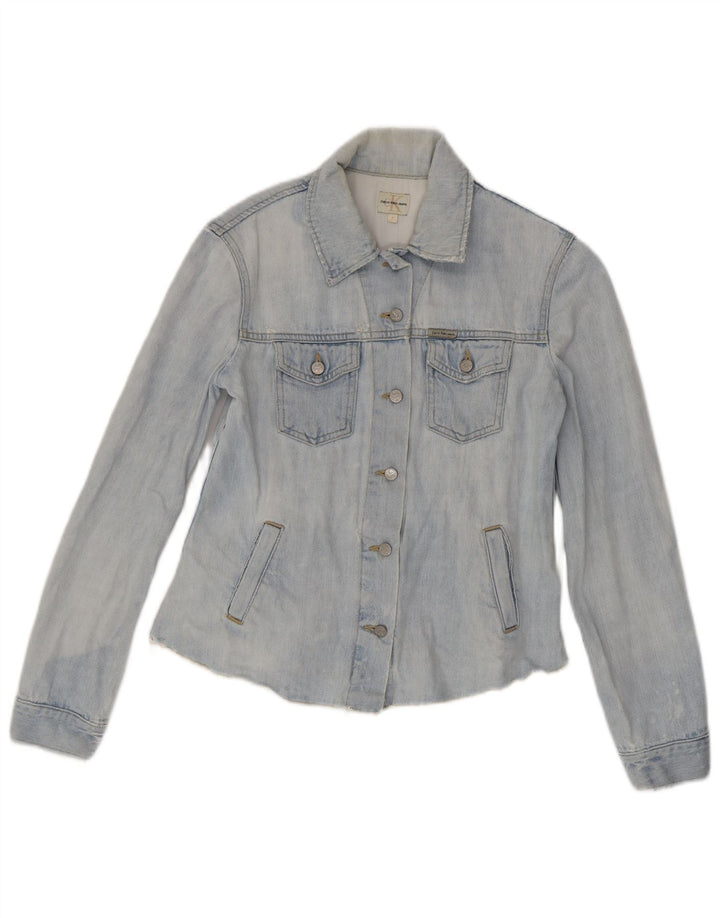 Calvin Klein Jeans Ženska traper jakna UK 10 Small Blue Cotton