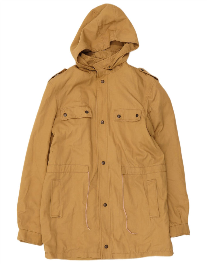Vintage muška parka jakna s kapuljačom UK 38 srednje bež boje