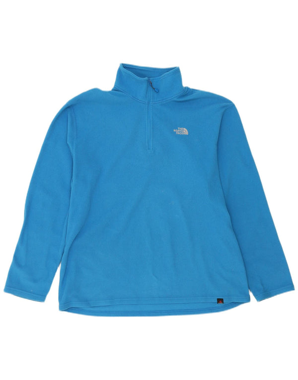 The North Face muški džemper od flisa s patentnim izrezom XL plavi poliester