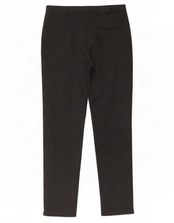 Topshop ženske odijelne hlače UK 10 male W28 L29 crni životinjski print