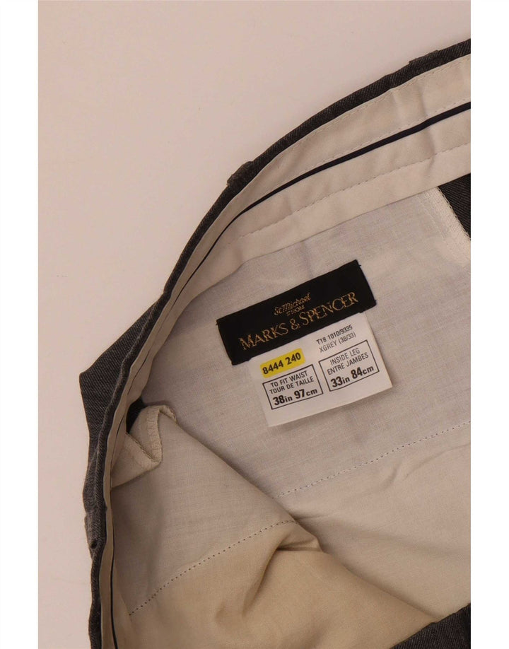 Marks & Spencer muške hlače ravnog odijela St. Michael W38 L33 sive