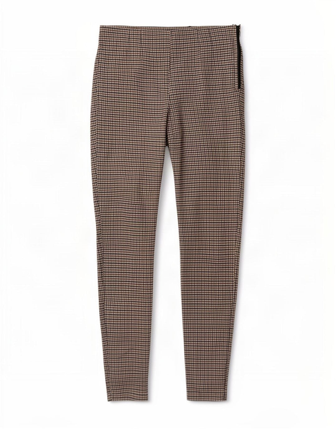 Zara ženske tajice UK 12 Srednje smeđe gingham