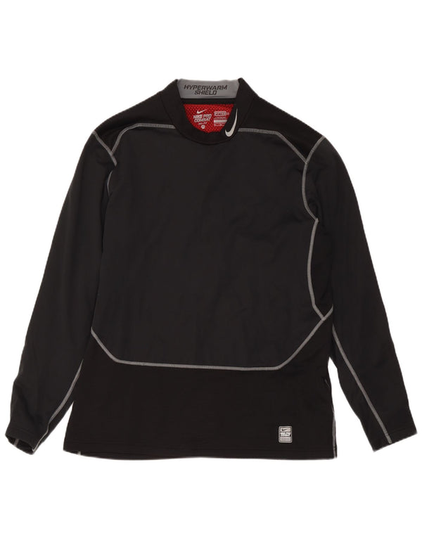 Nike muška Dri Fit majica s dugim rukavima XL crni poliester u boji