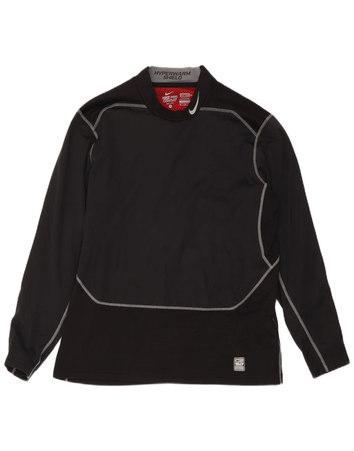 Nike muška Dri Fit majica s dugim rukavima XL crni poliester u boji