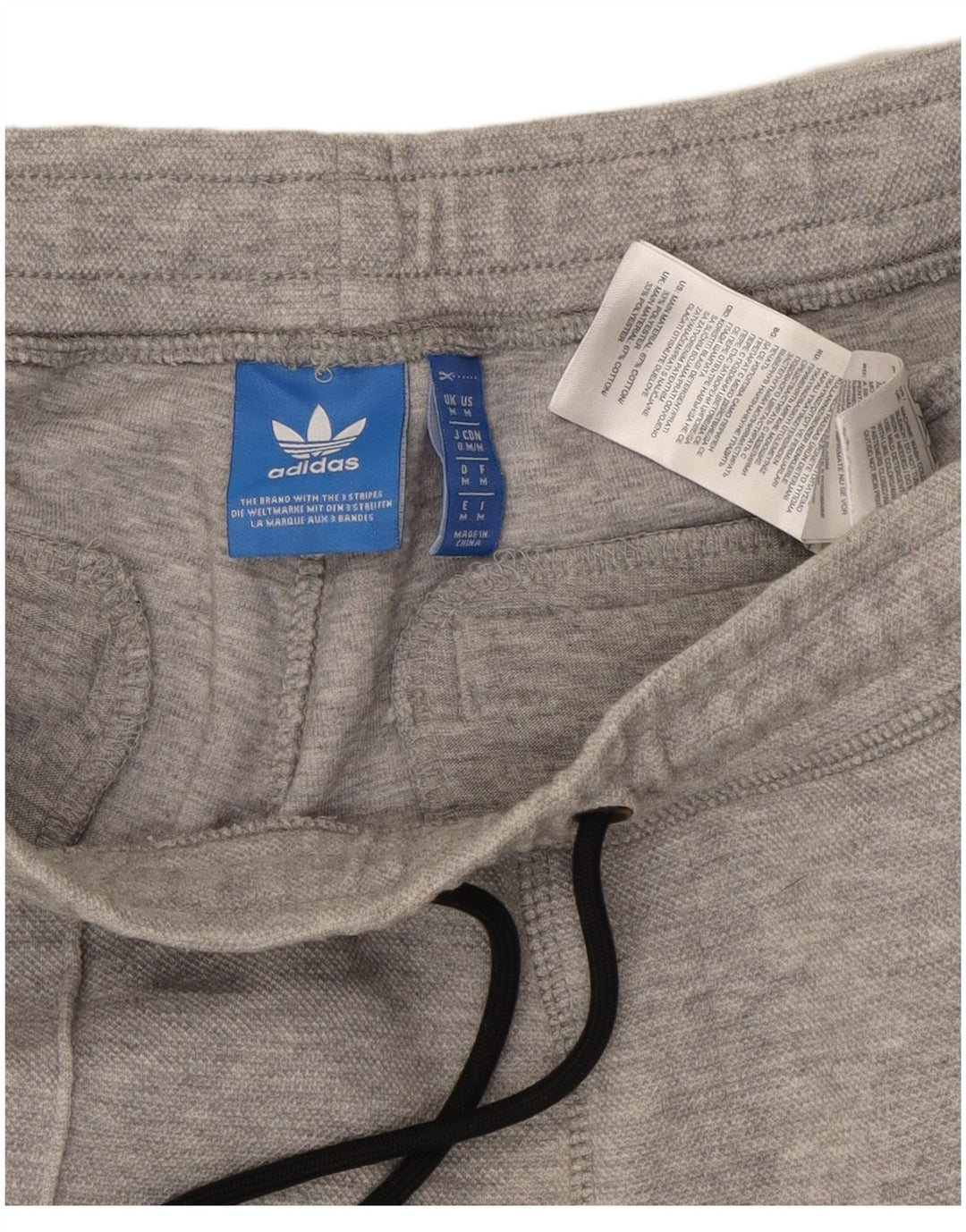 Adidas muške kapri trenirke, srednje sive pamučne hlače