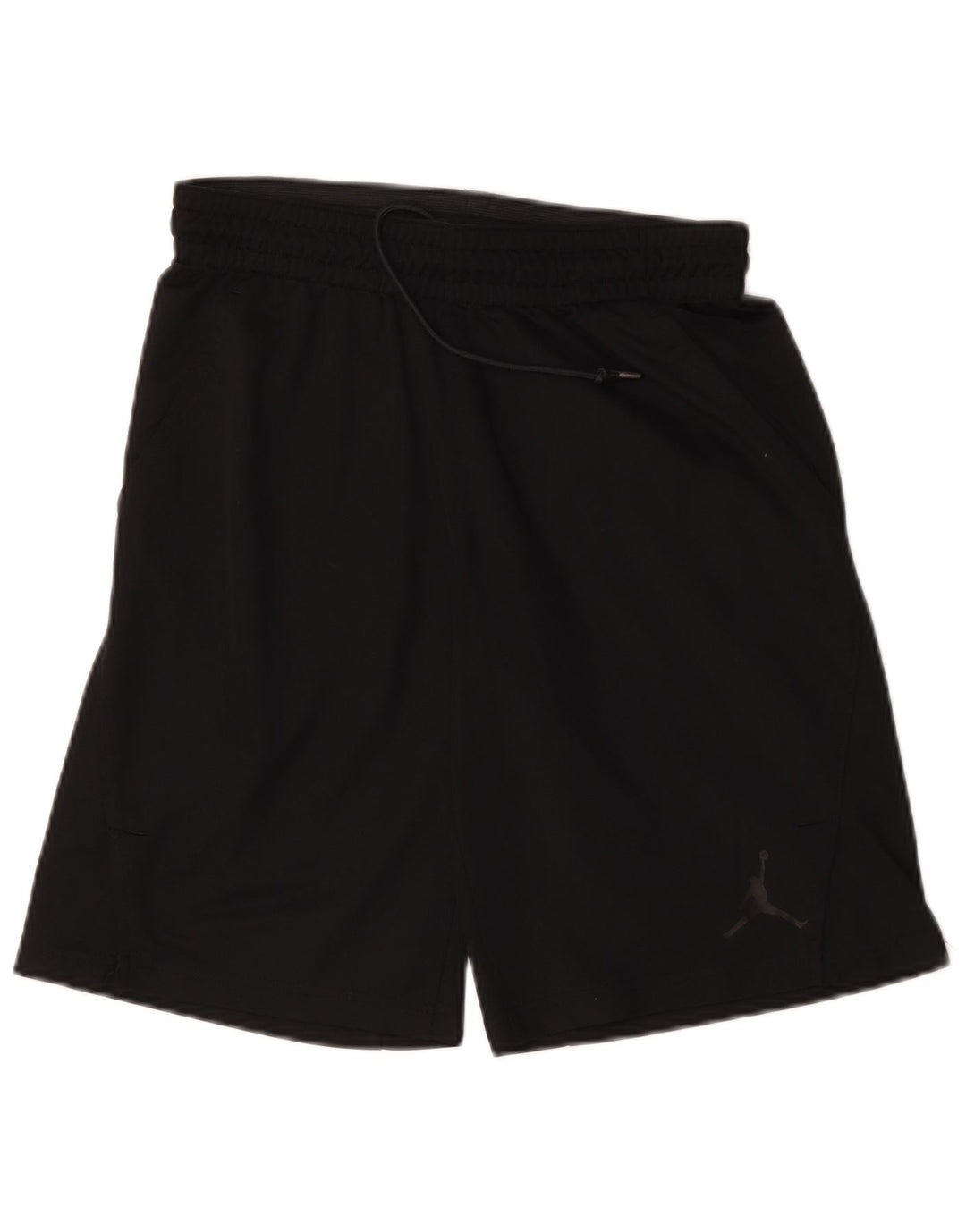 Jordan muške Dri Fit grafičke sportske kratke hlače srednje crne boje od poliestera