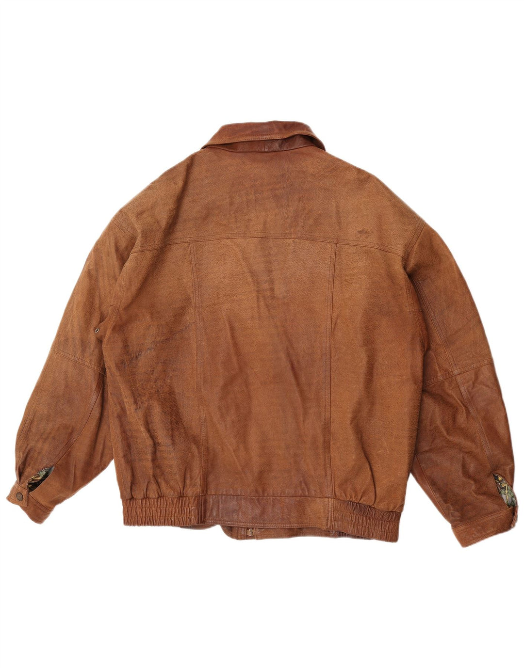 Vintage muška kožna jakna UK 42 XL smeđa koža