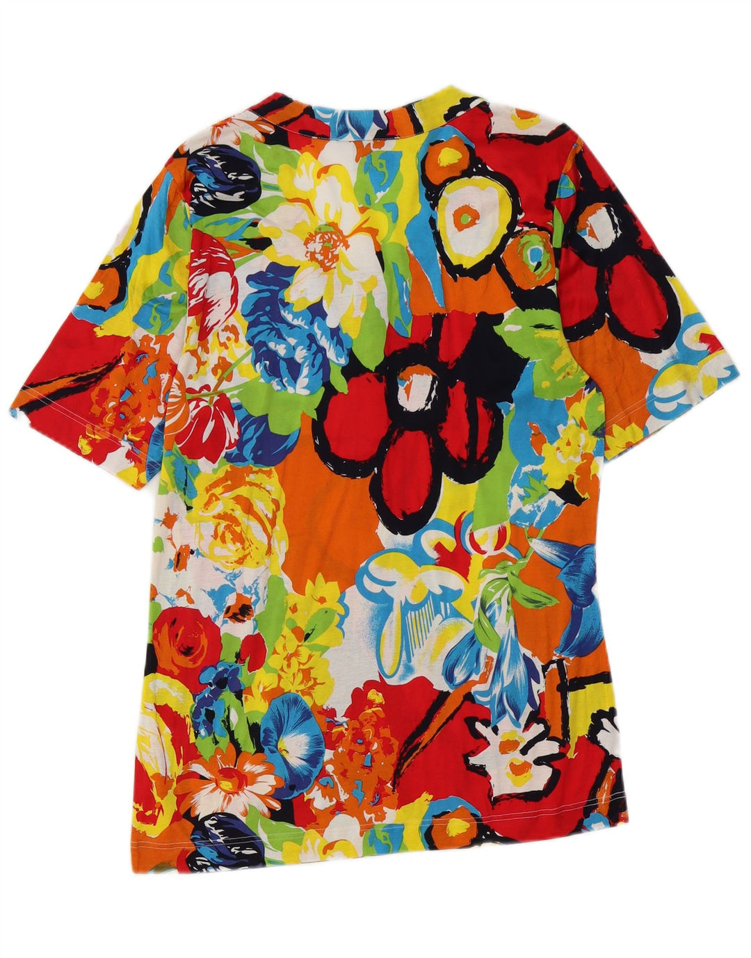 Vintage gornji dio ženske bluze IT 48 XL Raznobojni cvjetni