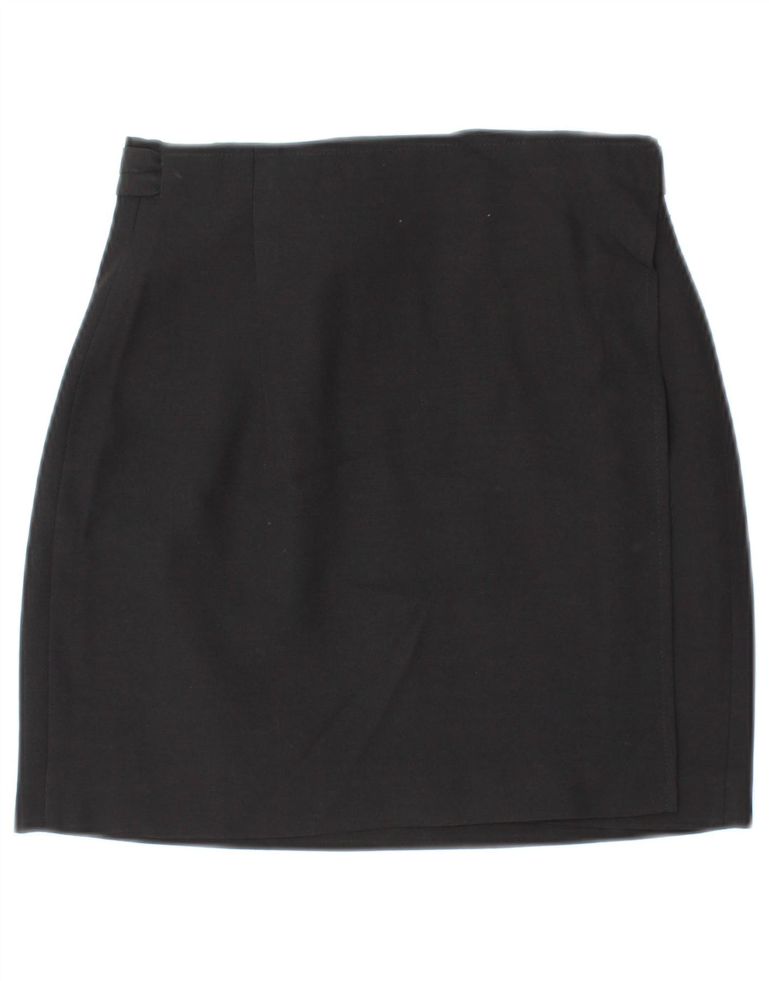 VINTAGE ženska mini suknja na omot IT 42 srednje W26 crna vuna