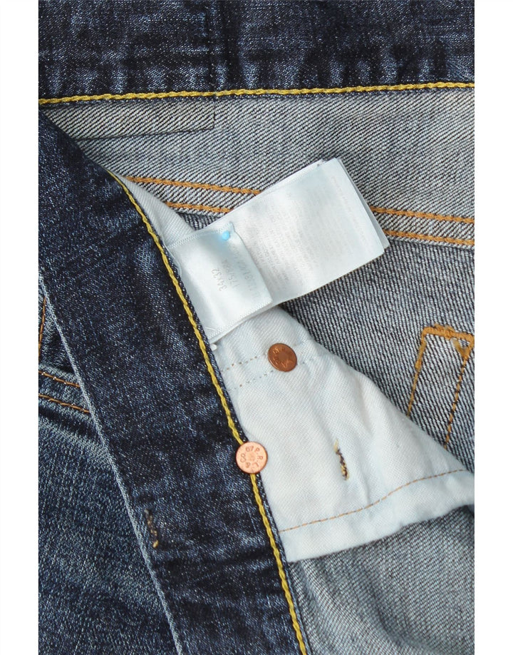 POLO RALPH LAUREN Muške uske traperice W34 L32 Plavi pamuk