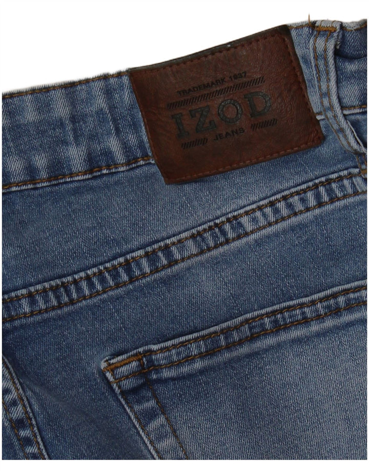 IZOD Muške udobne rastezljive uske traperice W30 L29 Plave