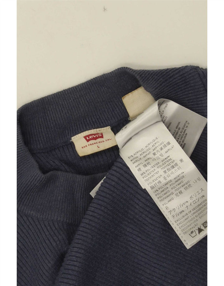 Levi's ženska majica dugih rukava UK 14 velika tamnoplava akril