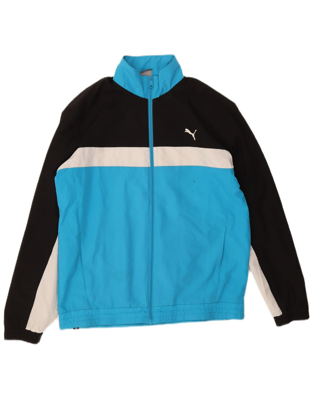 Puma muška gornja jakna trenirke Large Blue Colourblock poliester