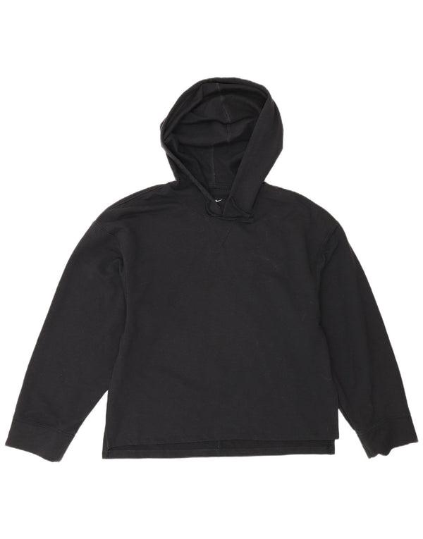 Ženska majica s kapuljačom Nike Yoga Relaxed Fit UK 6 XS crni poliester