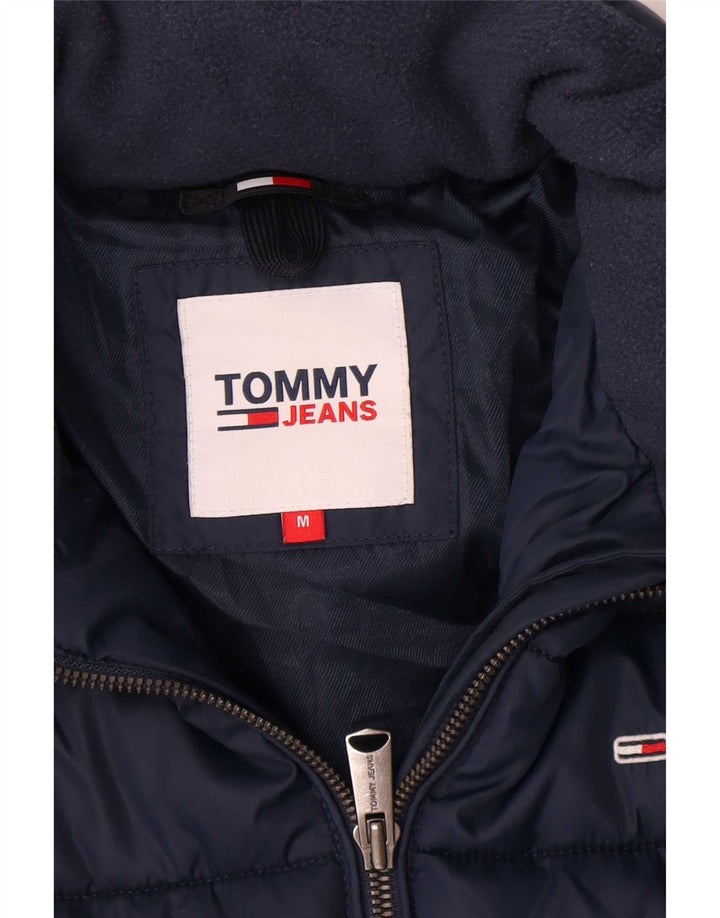 Ženska podstavljena jakna Tommy Hilfiger UK 14 srednje tamnoplavi poliester
