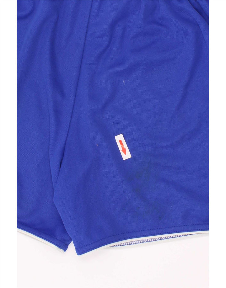 Sportske kratke hlače Adidas Climalite za dječake 9-10 godina, plavi poliester