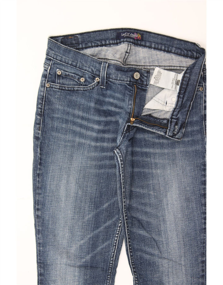 LEVI'S Womens Slim Jeans US 10 Large W28 L31 Blue Cotton Vintage Levi's and Second-Hand Levi's from Messina Hembry 