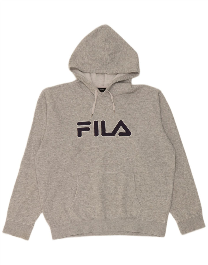 Fila muški džemper s kapuljačom s velikim sivim mrljama