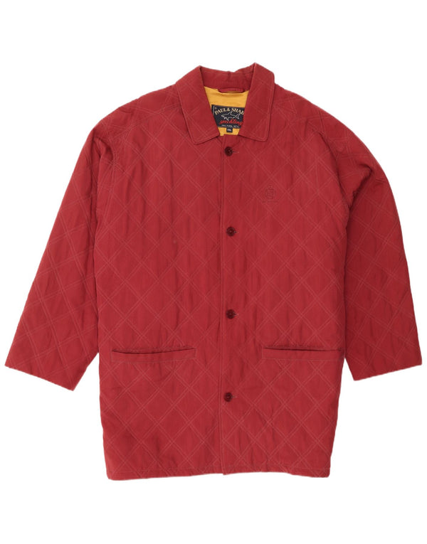 Paul & Shark Muški prošiveni kaput UK 44 2XL Bordo svila
