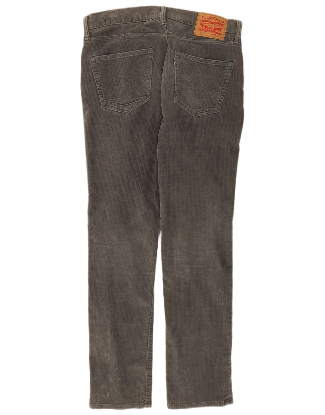 Levi's muške 511 uske hlače od samta W32 L32 sive