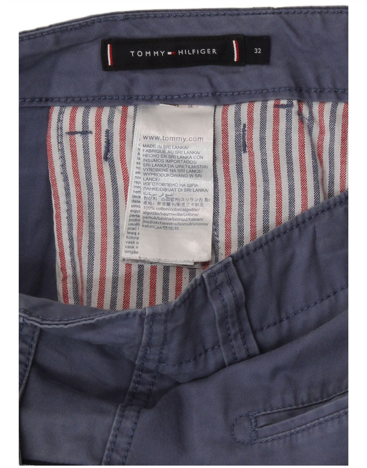 Tommy Hilfiger muške kargo kratke hlače W32 Srednje plavi pamuk