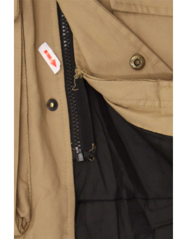 Jack & Jones muška parka jakna s kapuljačom UK 38 srednje bež poliester