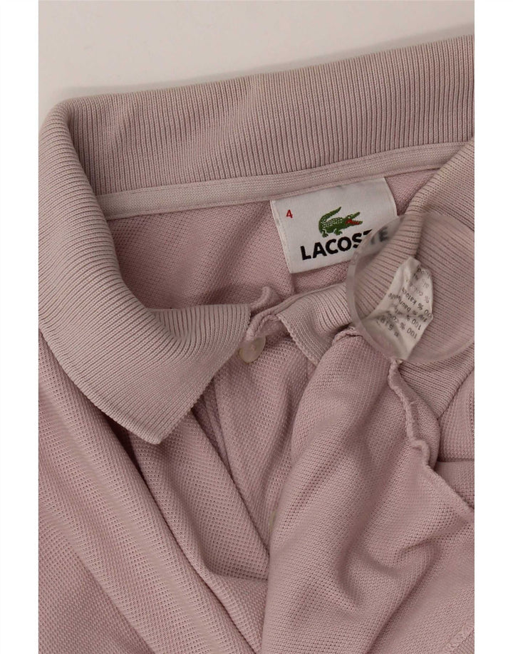 Lacoste muška polo majica veličine 4 srednje ružičasti pamuk