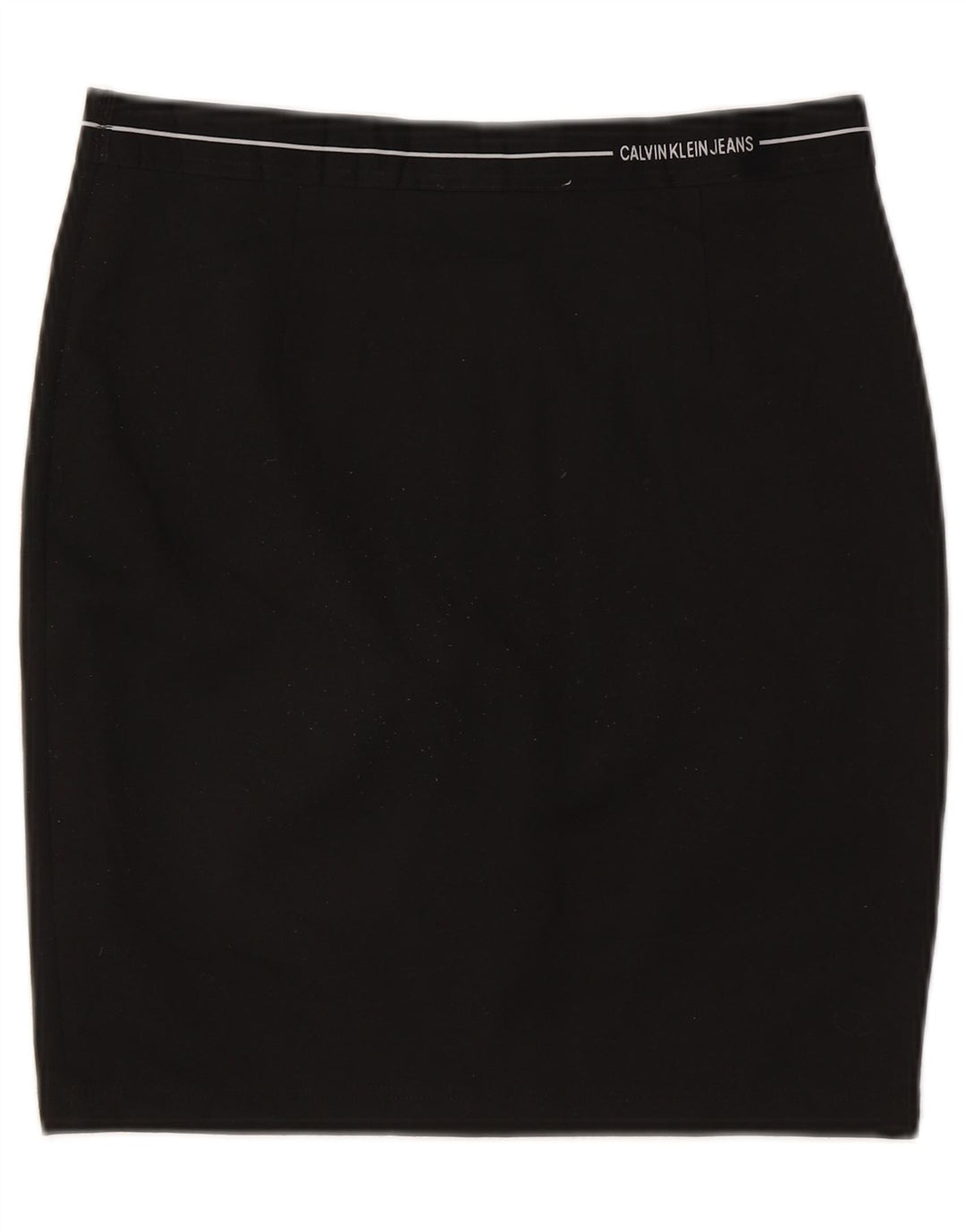 CALVIN KLEIN Ženska pencil suknja velika W32 crni poliester
