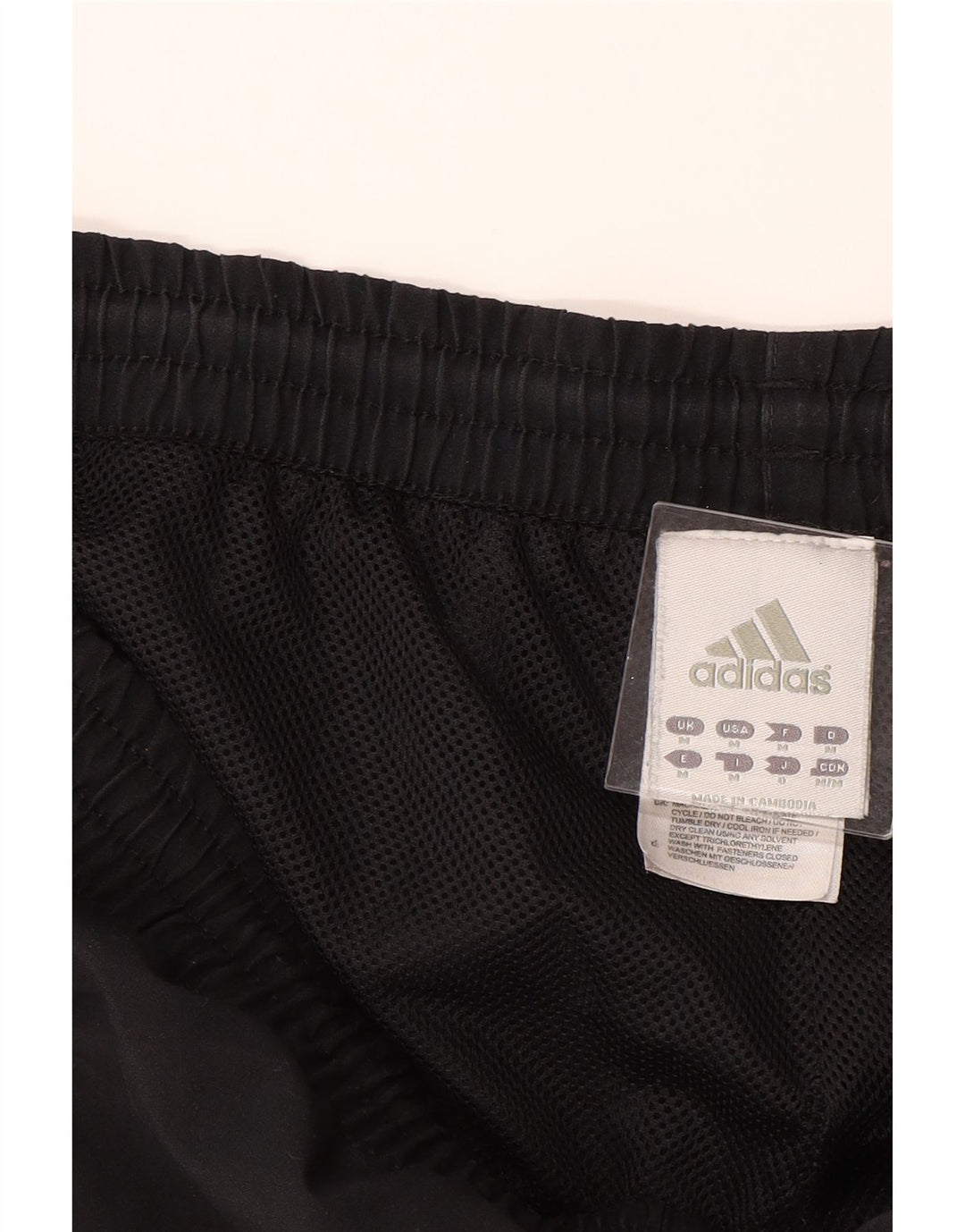 ADIDAS Mens Tracksuit Trousers Joggers Medium  Black Polyester Vintage Adidas and Second-Hand Adidas from Messina Hembry 