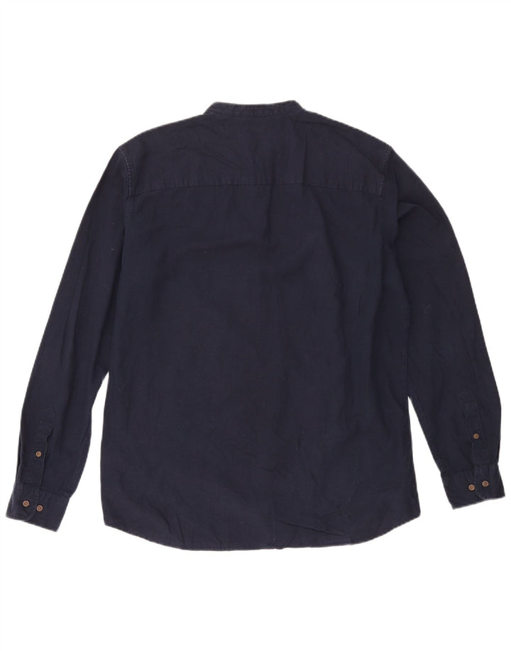Jack & Jones muška majica uskog kroja veliki tamnoplavi pamuk