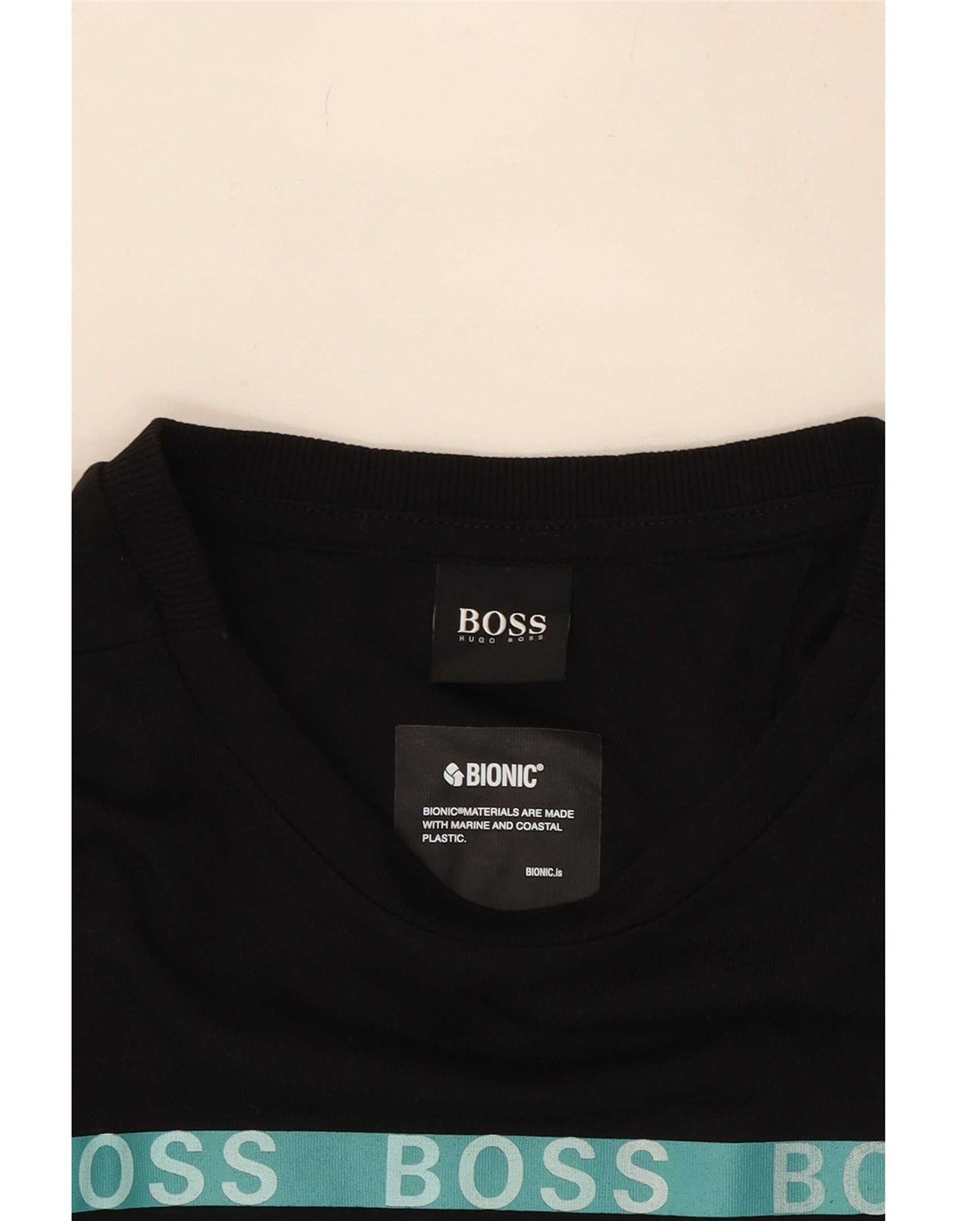 Hugo Boss Muška majica kratkih rukava s grafičkim motivima Mala crna pamučna majica