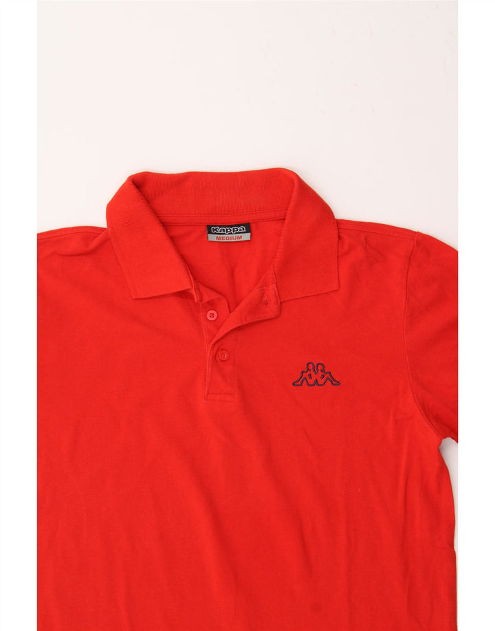 KAPPA Mens Polo Shirt Medium Red Cotton Vintage Kappa and Second-Hand Kappa from Messina Hembry 